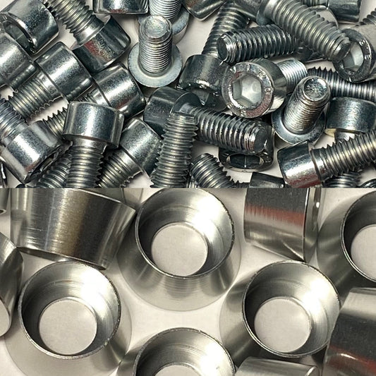 Verzinktes Schraubenset für Dämpfer vorne Vogelserie