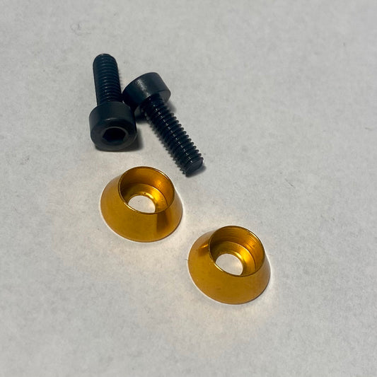 Brüniertes Schraubenset Schwalbe Amaturenblech