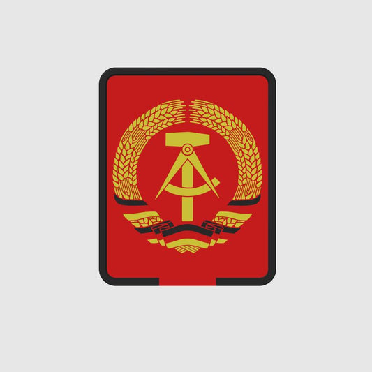 DDR Wappen Slap on Fun Kennzeichen