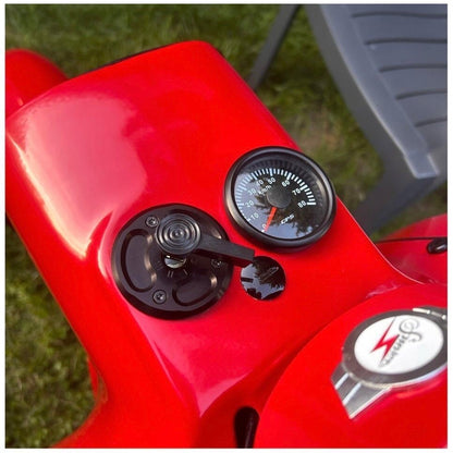 CNC Zündschlossabdeckung Alu Schwarz Eloxiert Schwalbe Star Vogelserie