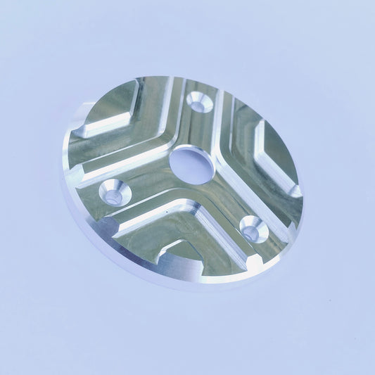 CNC Zündschlossabdeckung v2 Alu Blank Schwalbe Star Vogelserie