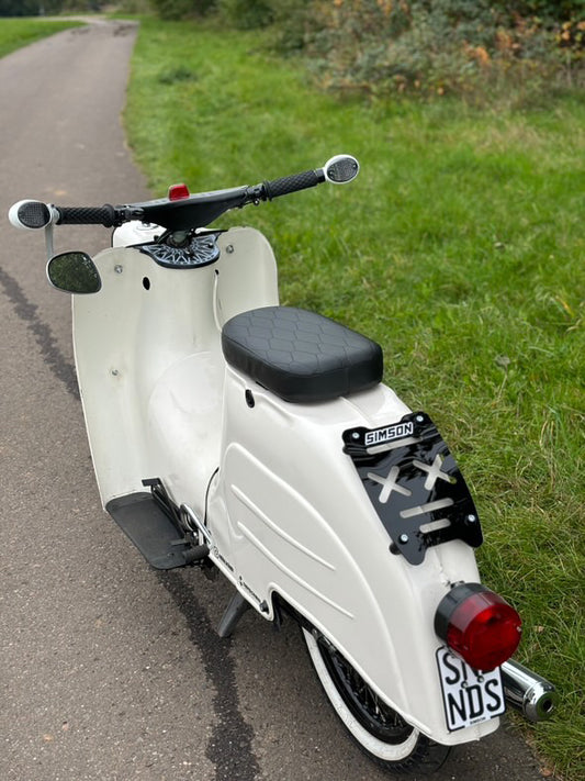 Gepäckträger Schwalbe KR51 Star Vogelserie Acrylglas Hochglanz Schwarz