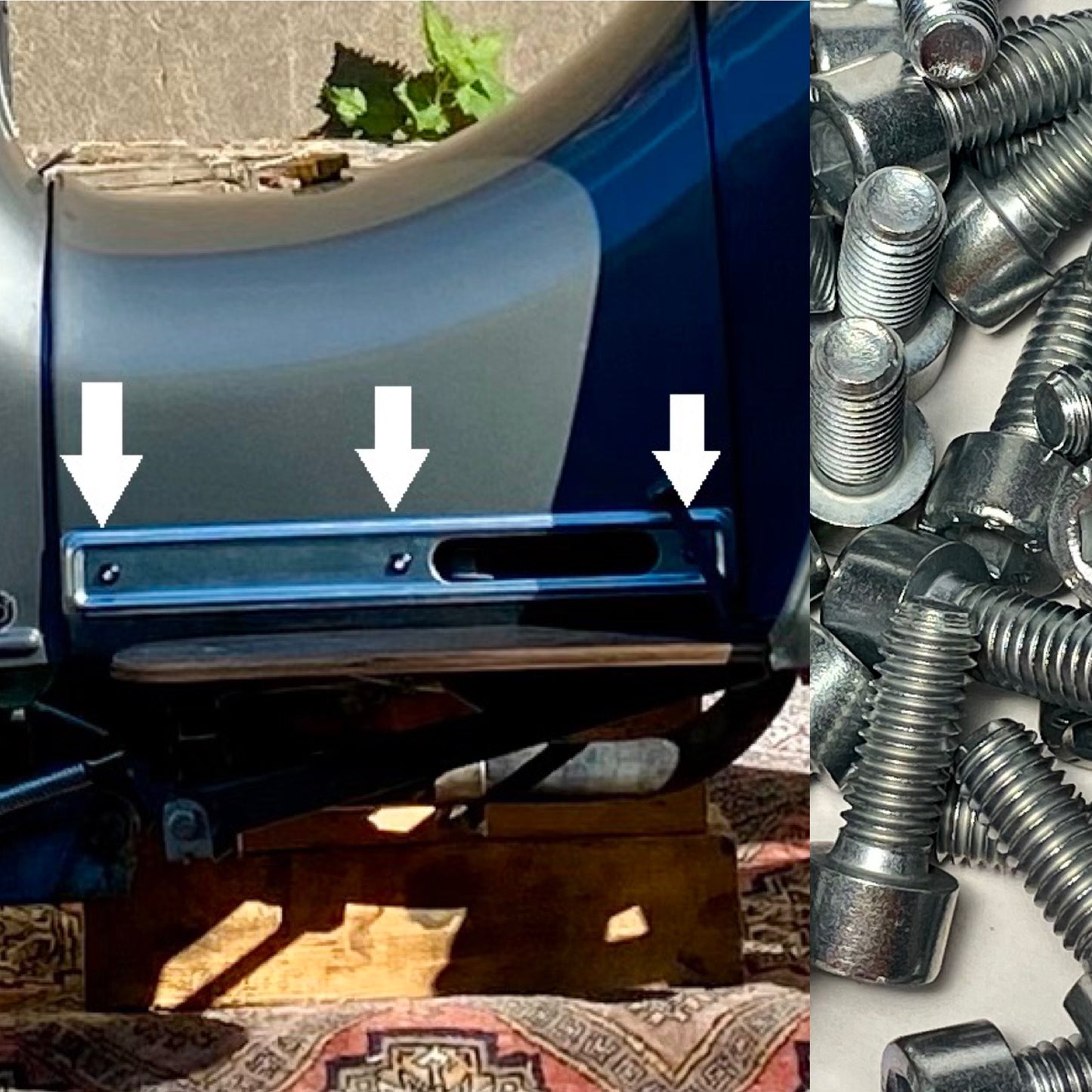 Verzinktes Schraubenset Schwalbe Scheuerleiste