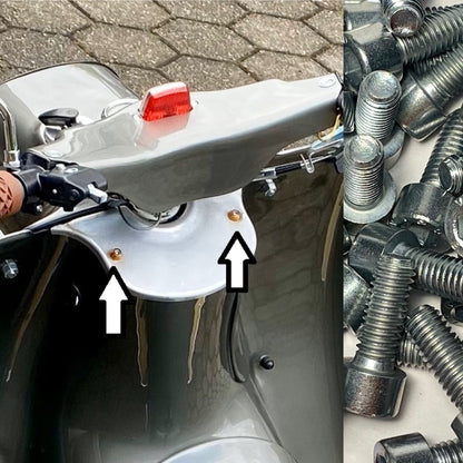 Verzinktes Schraubenset Schwalbe Amaturenblech