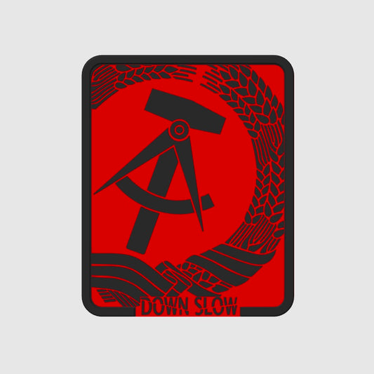 DDR Wappen Slap on Fun Kennzeichen