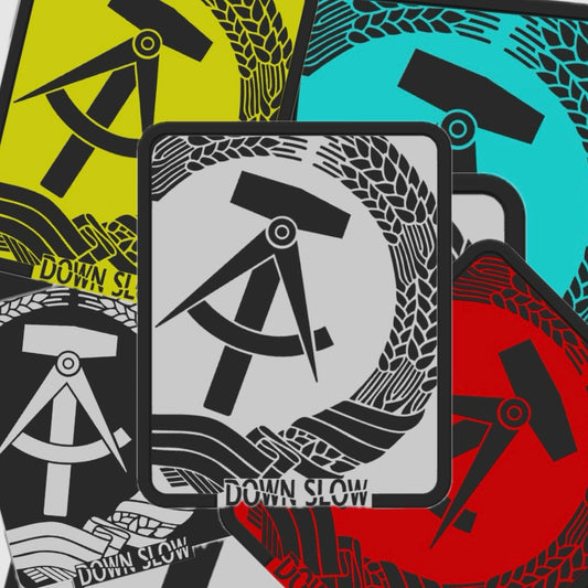 DDR Wappen Slap on Fun Kennzeichen
