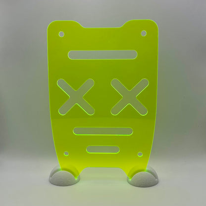 Gepäckträger Schwalbe KR51 Star Vogelserie Acrylglas Fluoreszierend Grün