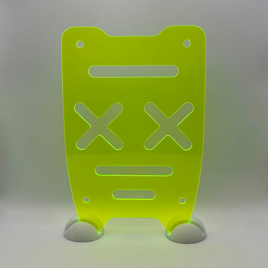Gepäckträger Schwalbe KR51 Star Vogelserie Acrylglas Fluoreszierend Grün