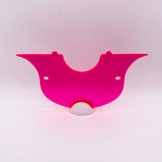 Schwalbe KR51 Armaturenblech Acrylglas Fluoreszierend Rot