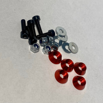 Brüniertes Schraubenset Schwalbe Scheuerleiste