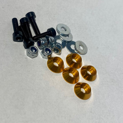 Brüniertes Schraubenset Schwalbe Scheuerleiste