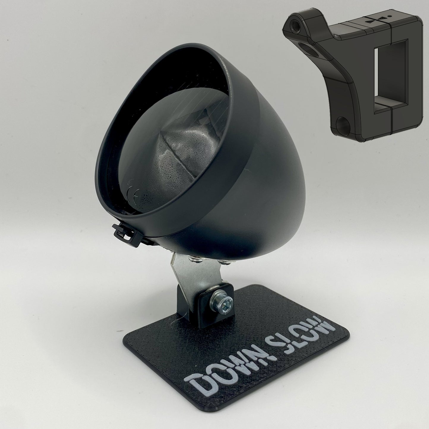 SLOW LIGHT ALL BLACK Schwingenlampe Simson Vogelserie Schwalbe KR51 Star