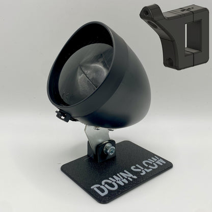 SLOW LIGHT ALL BLACK Schwingenlampe Simson Vogelserie Schwalbe KR51 Star