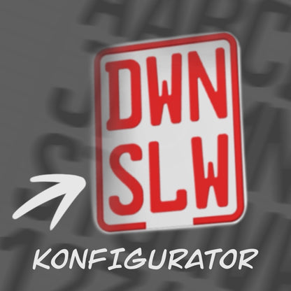 SLAP ON Moped Show-Kennzeichen Konfigurator