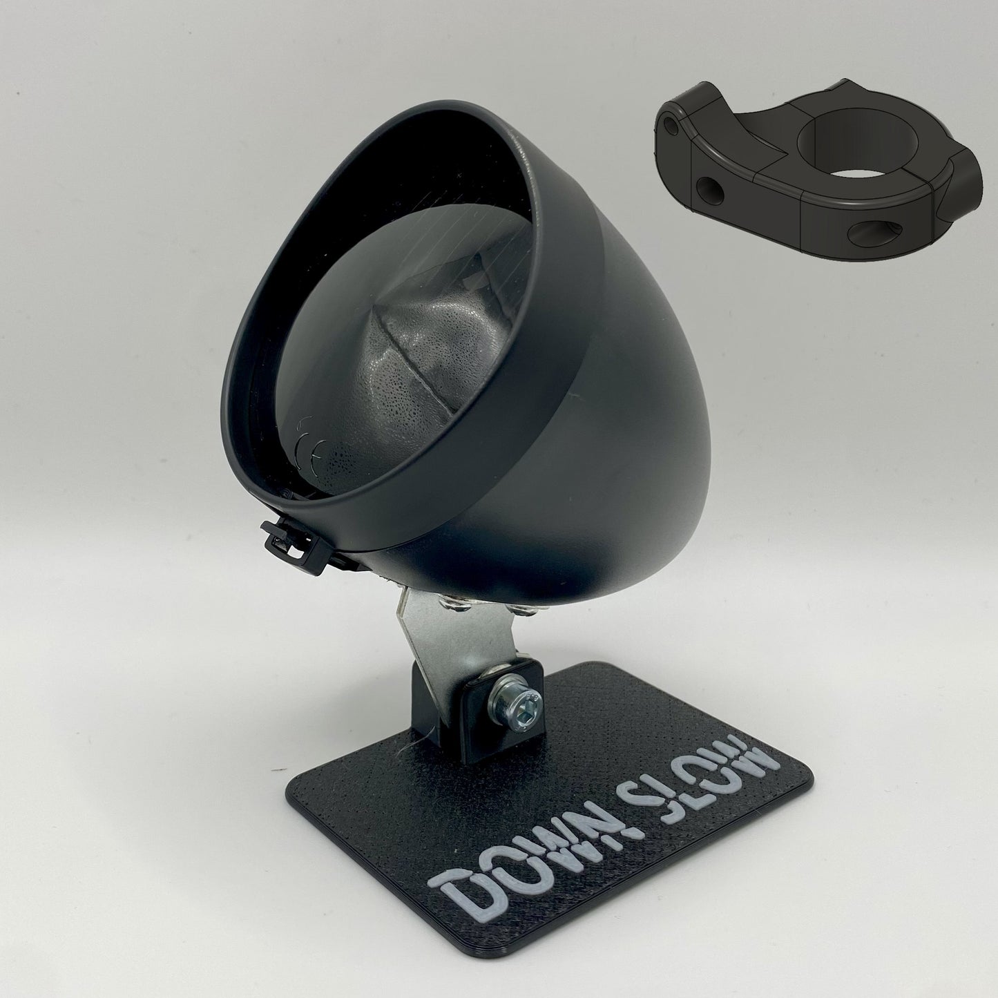 SLOW LIGHT ALL BLACK Schwingenlampe Simson Vogelserie Schwalbe KR51 Star