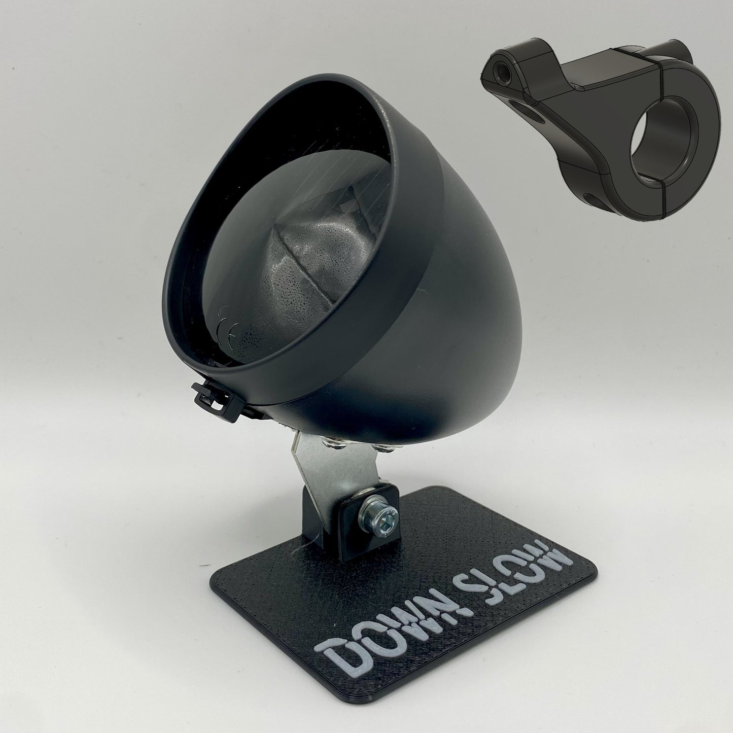 SLOW LIGHT ALL BLACK Schwingenlampe Simson Vogelserie Schwalbe KR51 Star