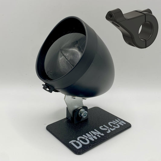 SLOW LIGHT ALL BLACK Schwingenlampe Simson Vogelserie Schwalbe KR51 Star