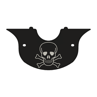 Schwalbe KR51 Armaturenblech "Skull"